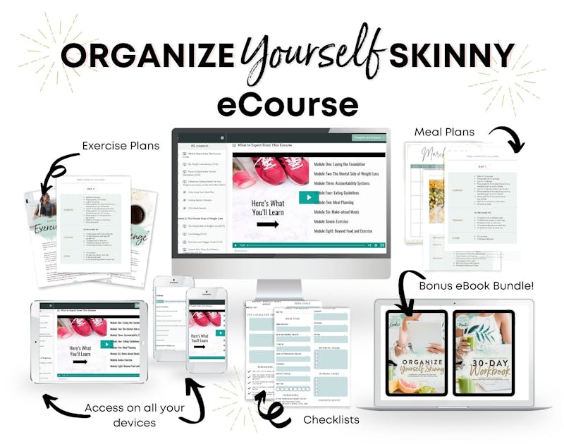 organize yourself skinny eCourse