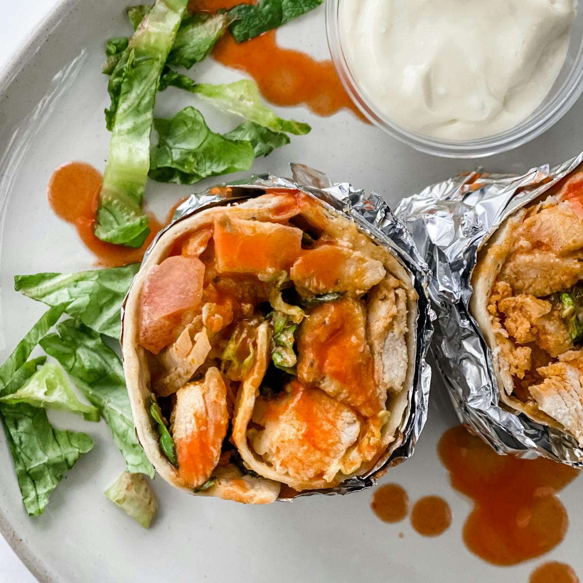 buffalo chicken wraps