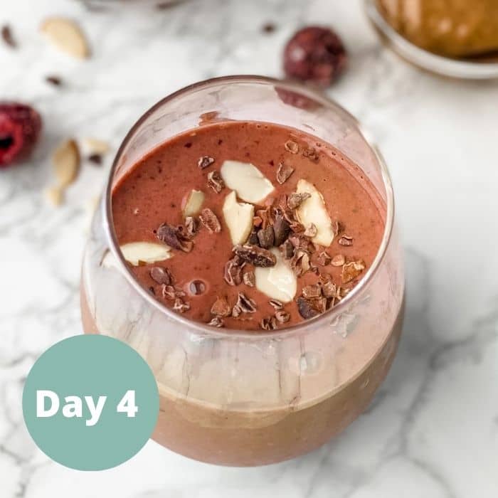 chocolate cherry smoothie