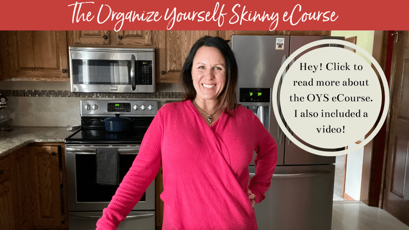 organize yourself skinny eCourse