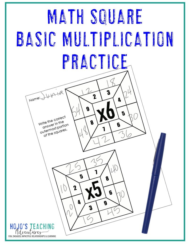 FREE Multiplication Worksheets