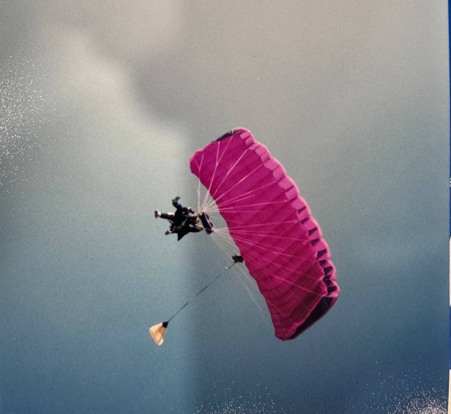 Open parachute