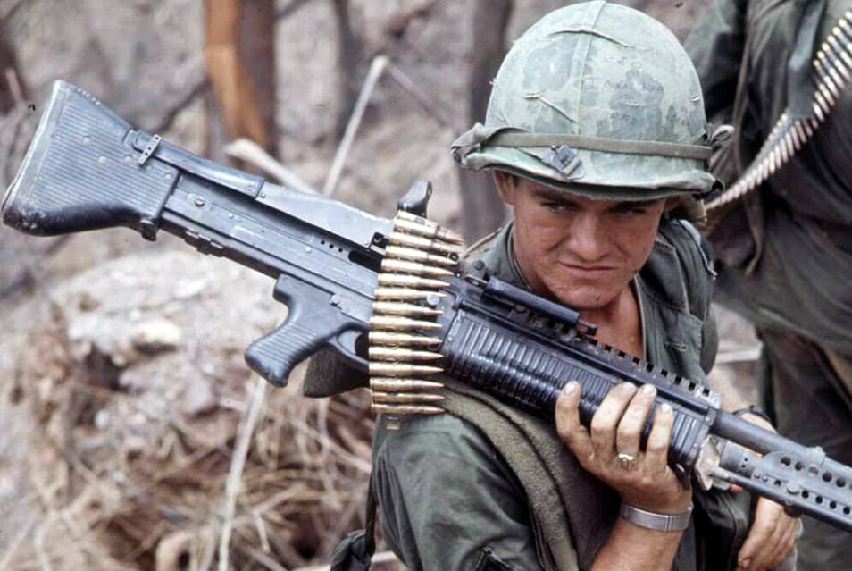 An M60 in Vietnam