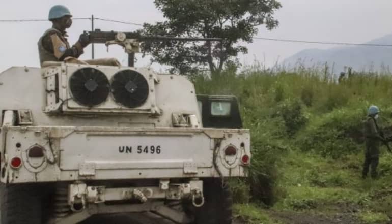 UN Peacekeepers Monitor Ambush Location