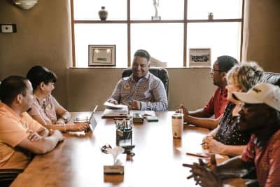 Office meeting