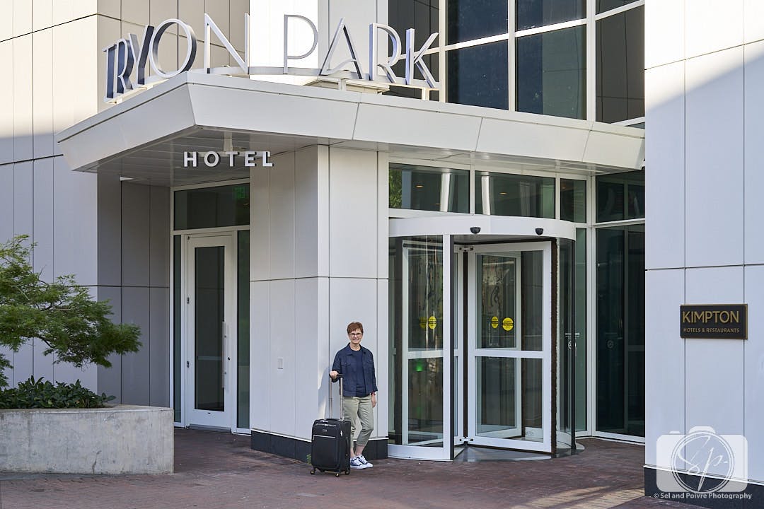 woman in front of Kimton Tryon Park Hotel