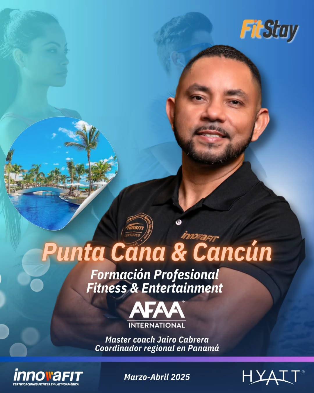 ✨ ¡Regresamos con más formación internacional! ✨

Por segunda vez, tengo el honor de llevar la Certificación Internacional AFAA a Punta Cana y Cancún, dos destinos icónicos donde el fitness y el entretenimiento se fusionan en la prestigiosa cadena de hoteles Hyatt y Hilton.

Ser parte del crecimiento de nuevos entrenadores en Latinoamérica es un compromiso que asumo con pasión, y seguir sumando mi granito de arena en la formación de profesionales del fitness grupal es un privilegio.

Agradezco a InnovaFit México por seguir confiando en mi labor educativa y por abrir espacios donde la excelencia y la certificación internacional elevan la calidad del fitness en nuestra región.

¡Nos vemos en marzo-abril 2025 para seguir transformando vidas a través del movimiento!

#afaacertified #innovafit #fitnessprofesional #certificacioninternacional #hyatt #hilton #puntacana #cancun #fitnesscoach #grupofitness