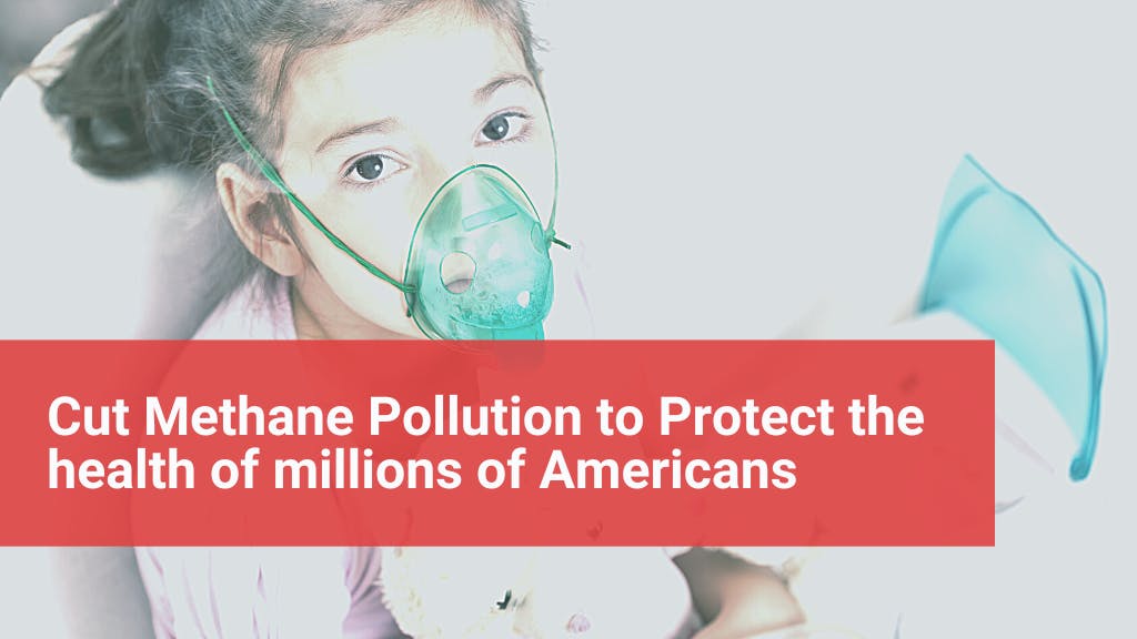 Cut Methans Pollution graphic
