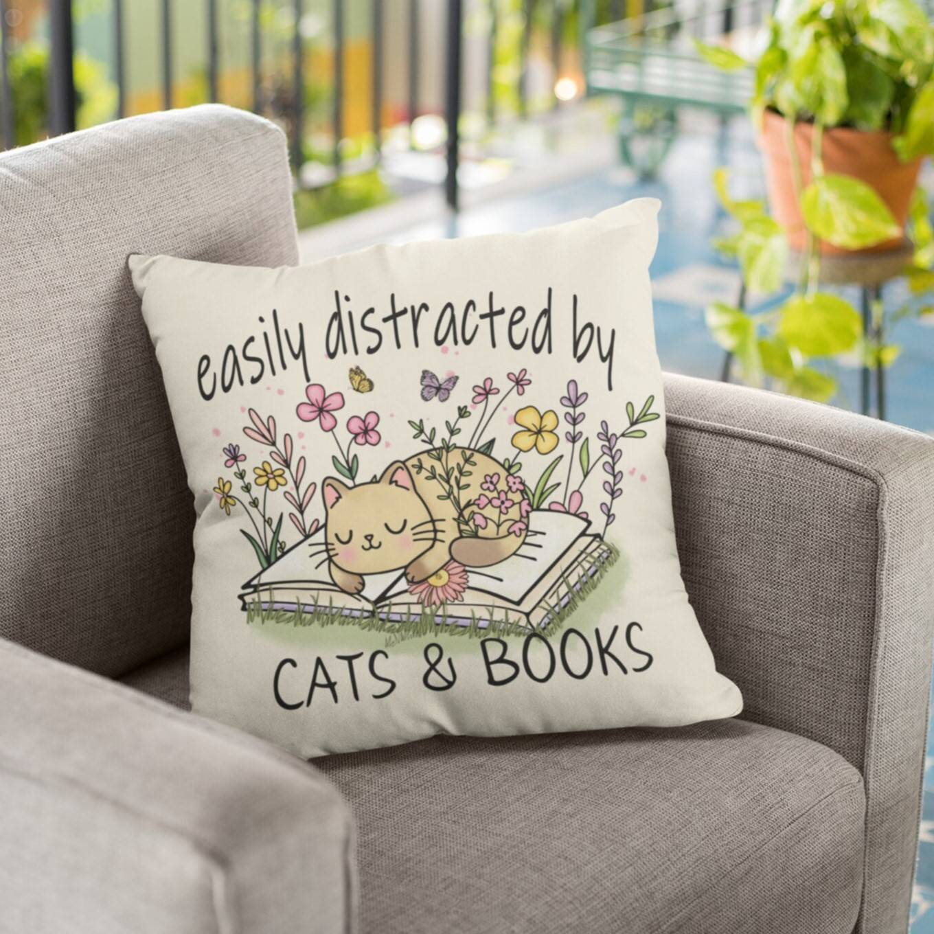 chicken reading pillow