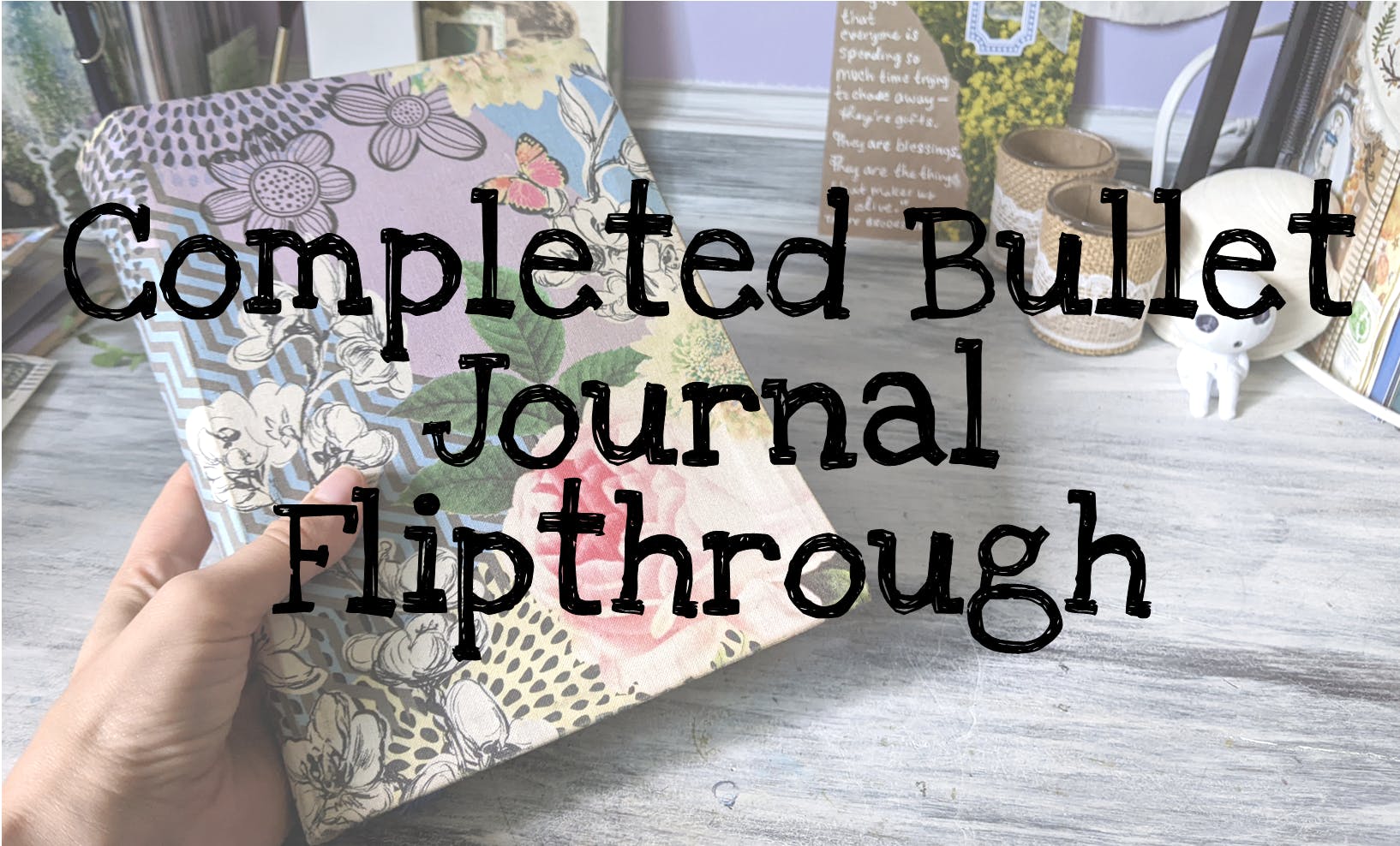 bullet journal flip through