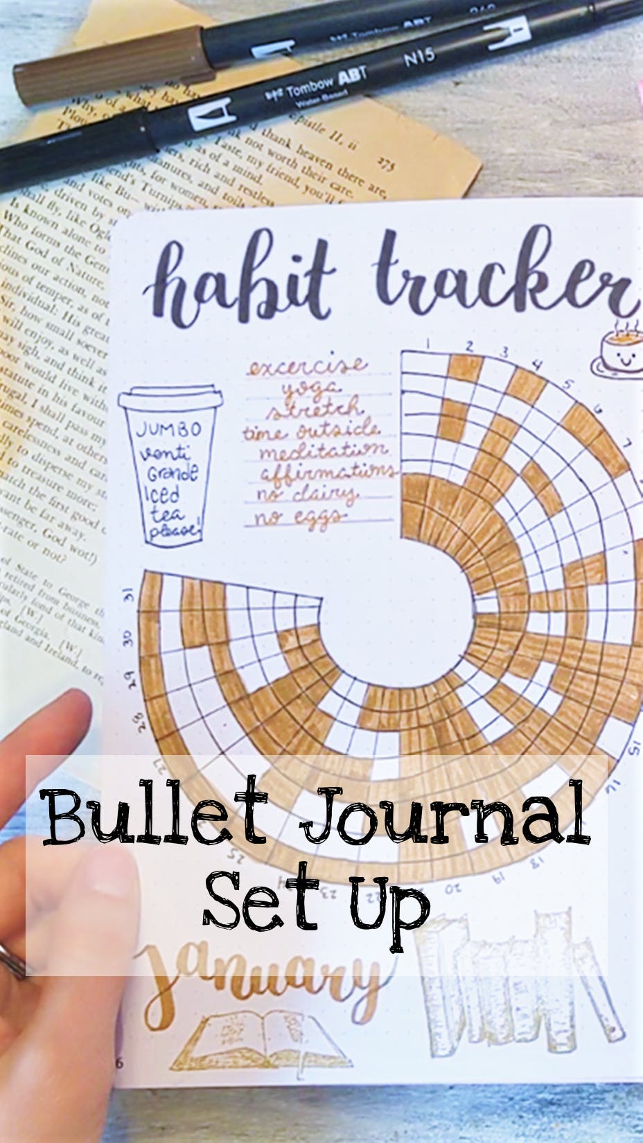 bullet journal set up