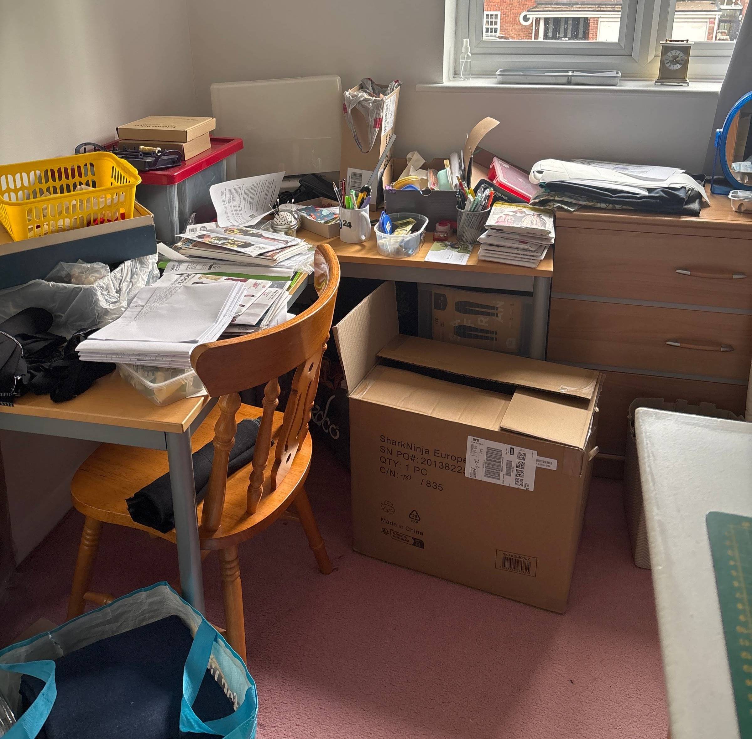reorganising my sewing rooms