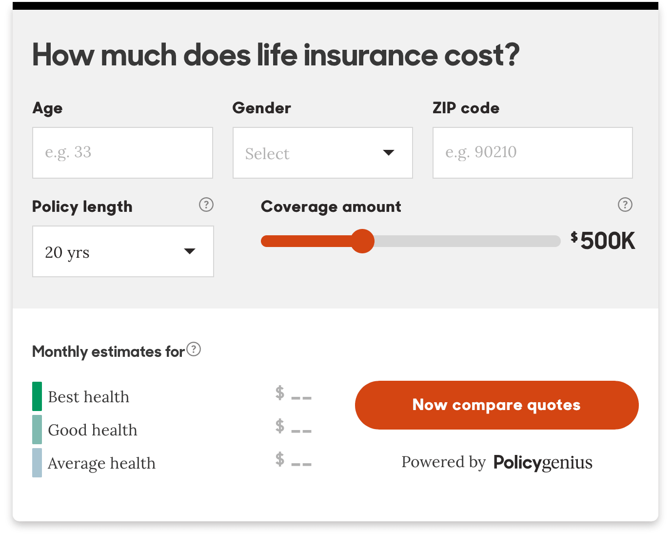 How much does term life insurance cost?