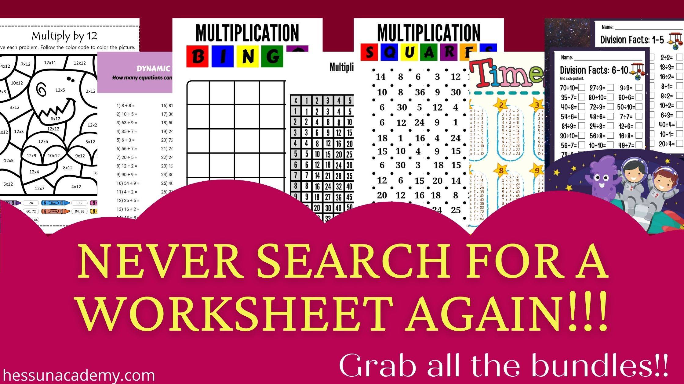 Multiplication and Division Bundle - Limited Time Offer