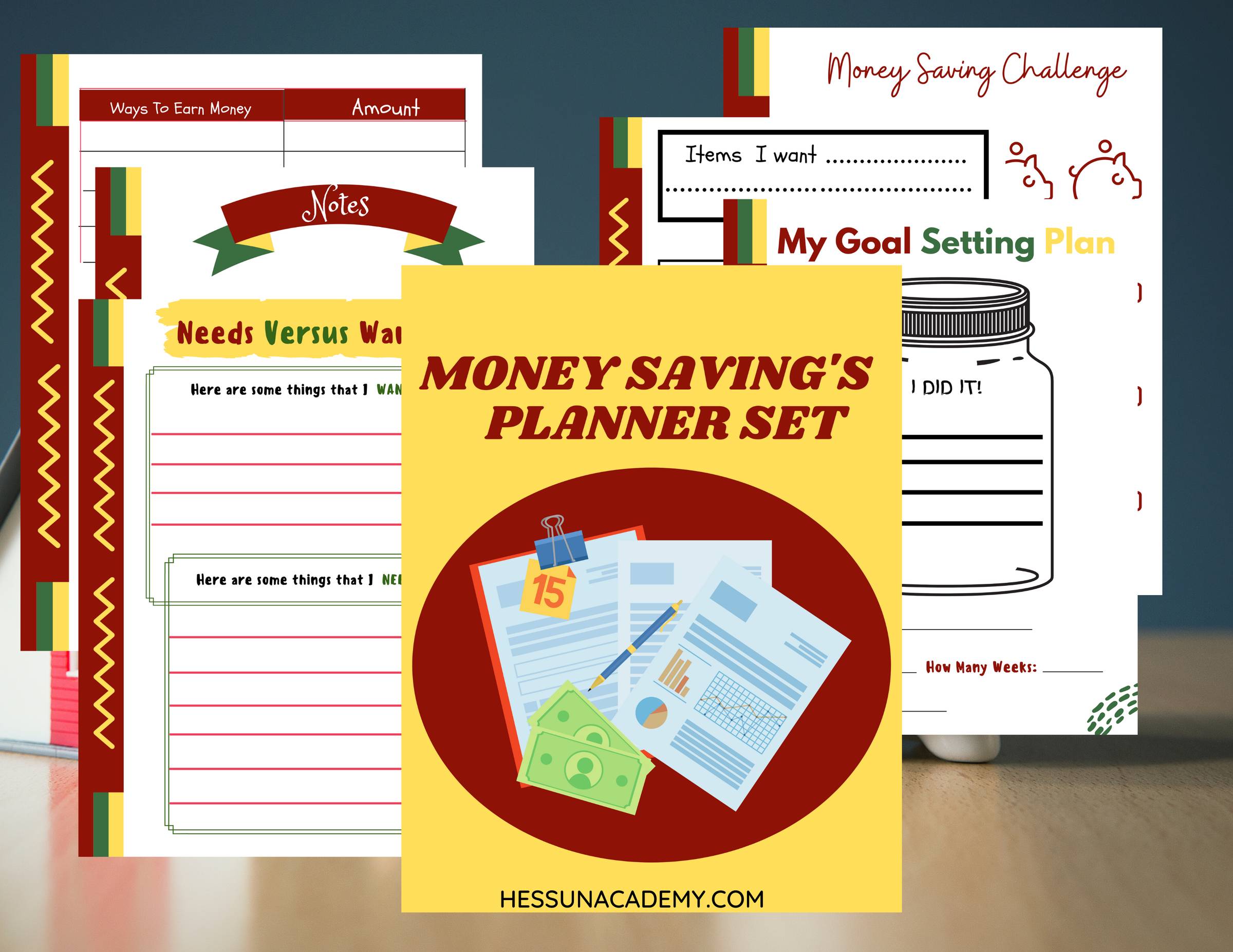 Kids Money Saving Planner