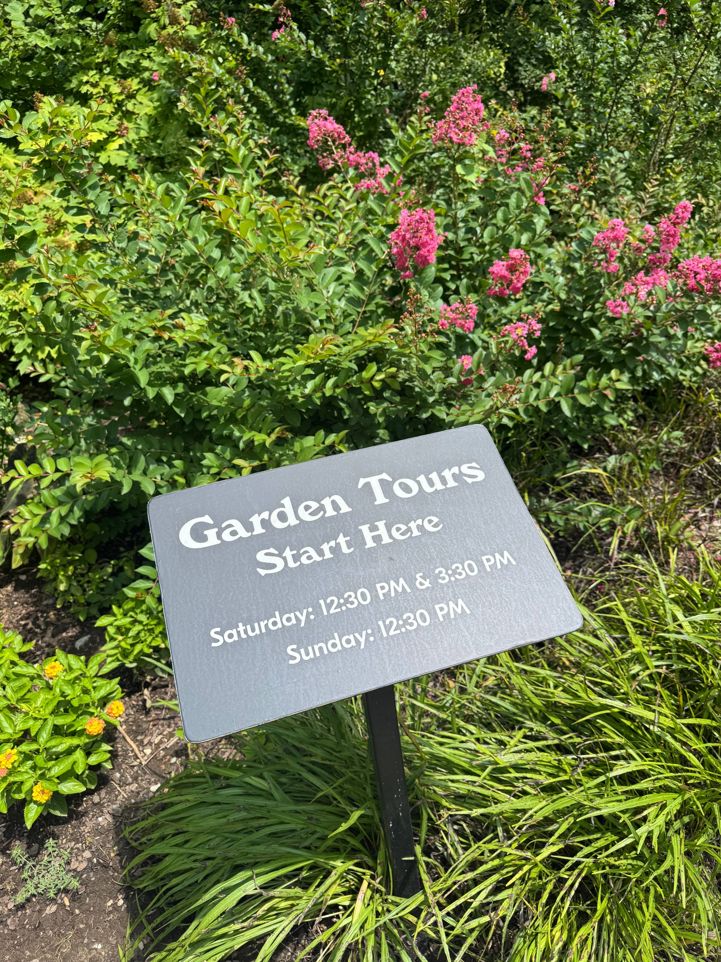 Tour The Garden at Newfields in Indianapolis.