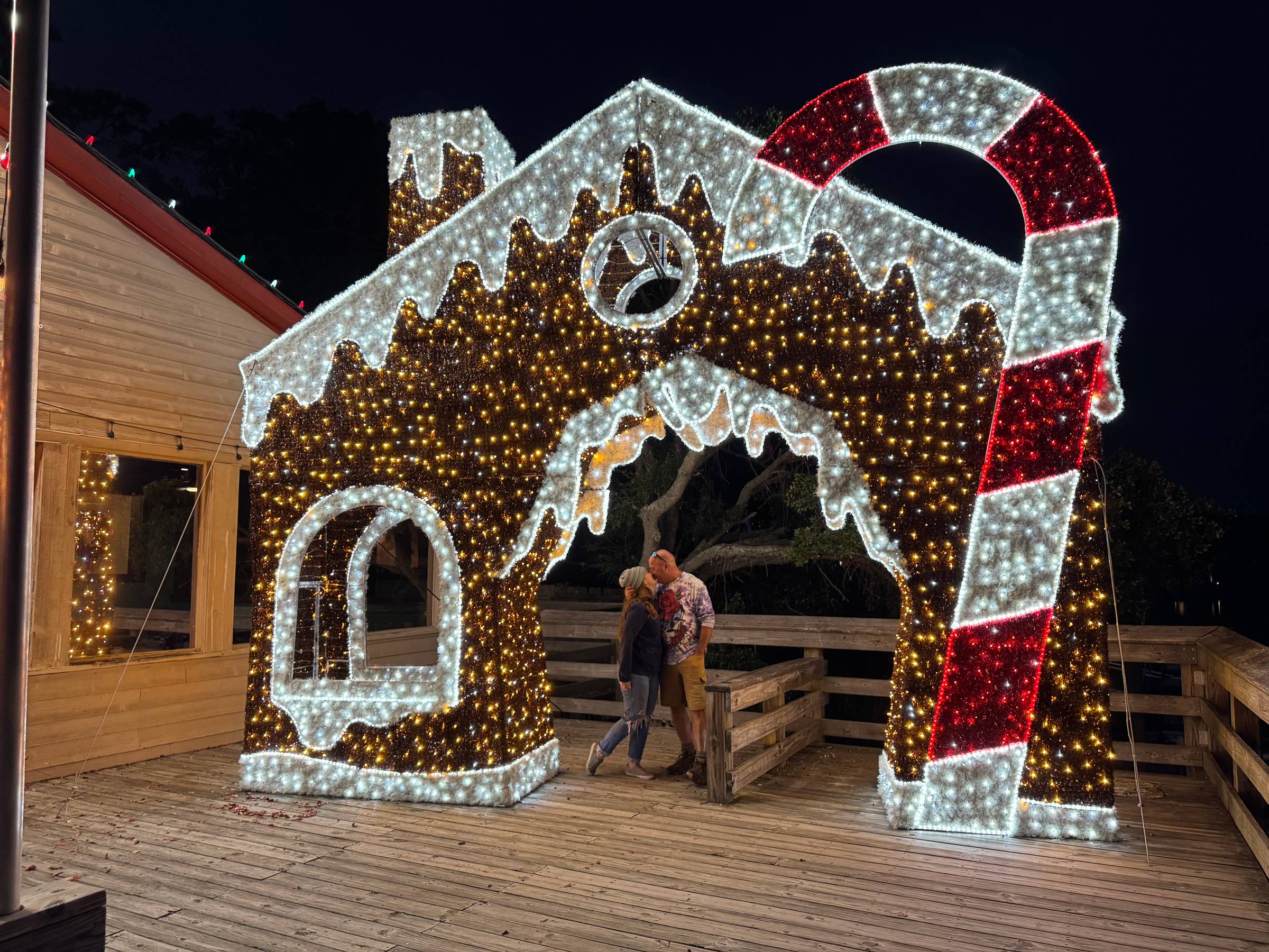 Christmas season at Murrells Inlet, Myrtle Beach, SC.
