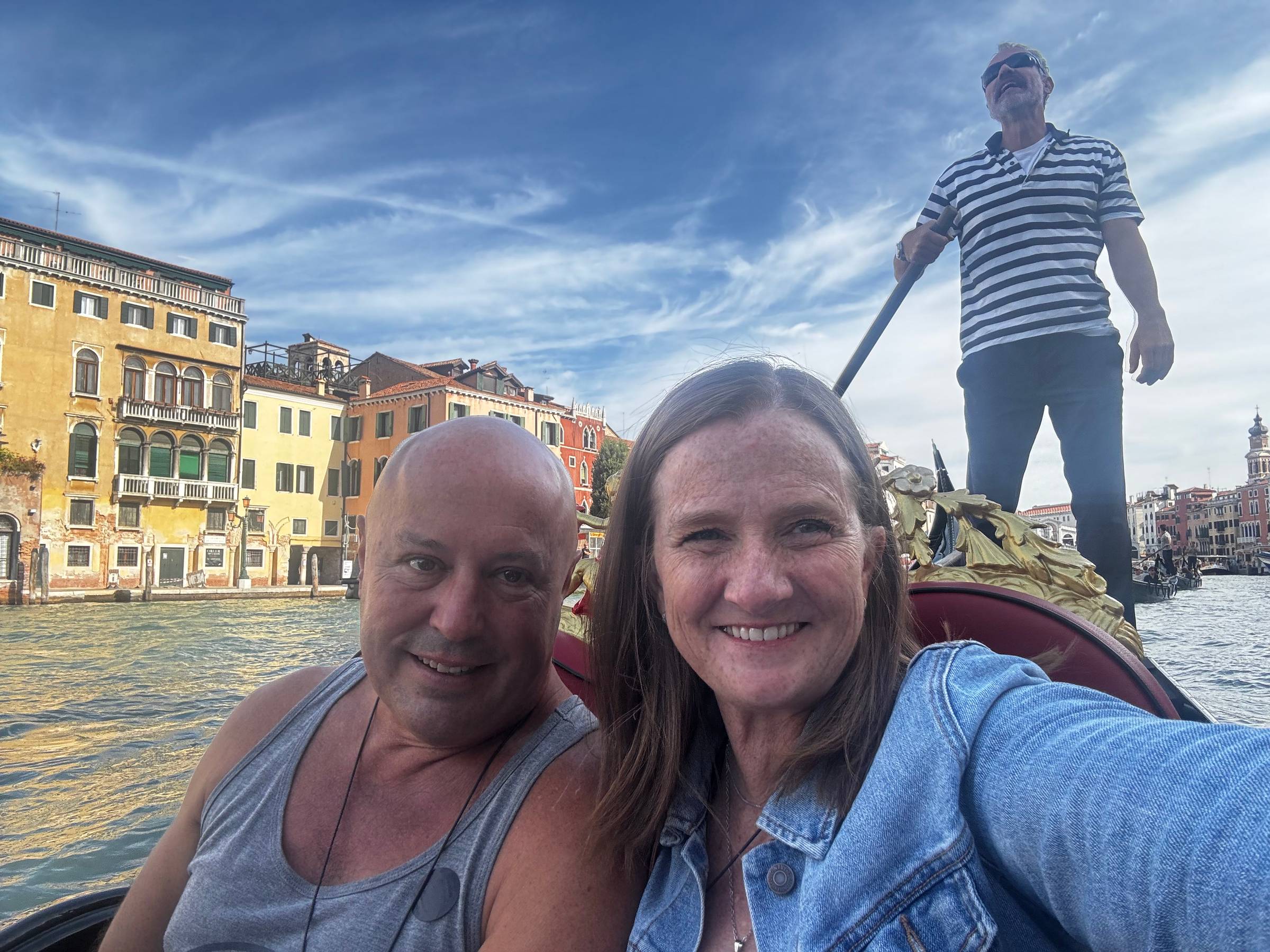A bucket-list gondola ride in Venice.