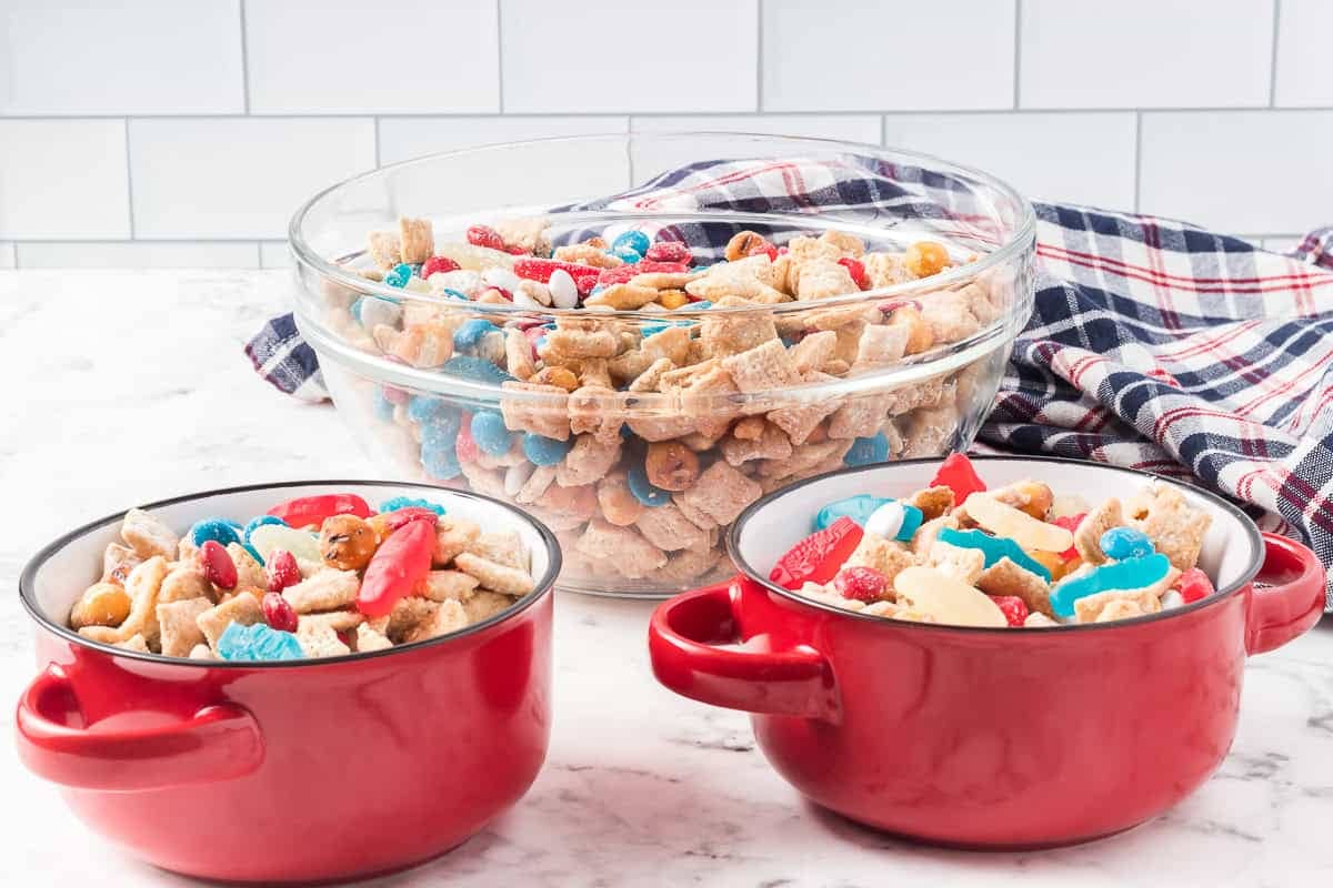 4th of July Chex Mix