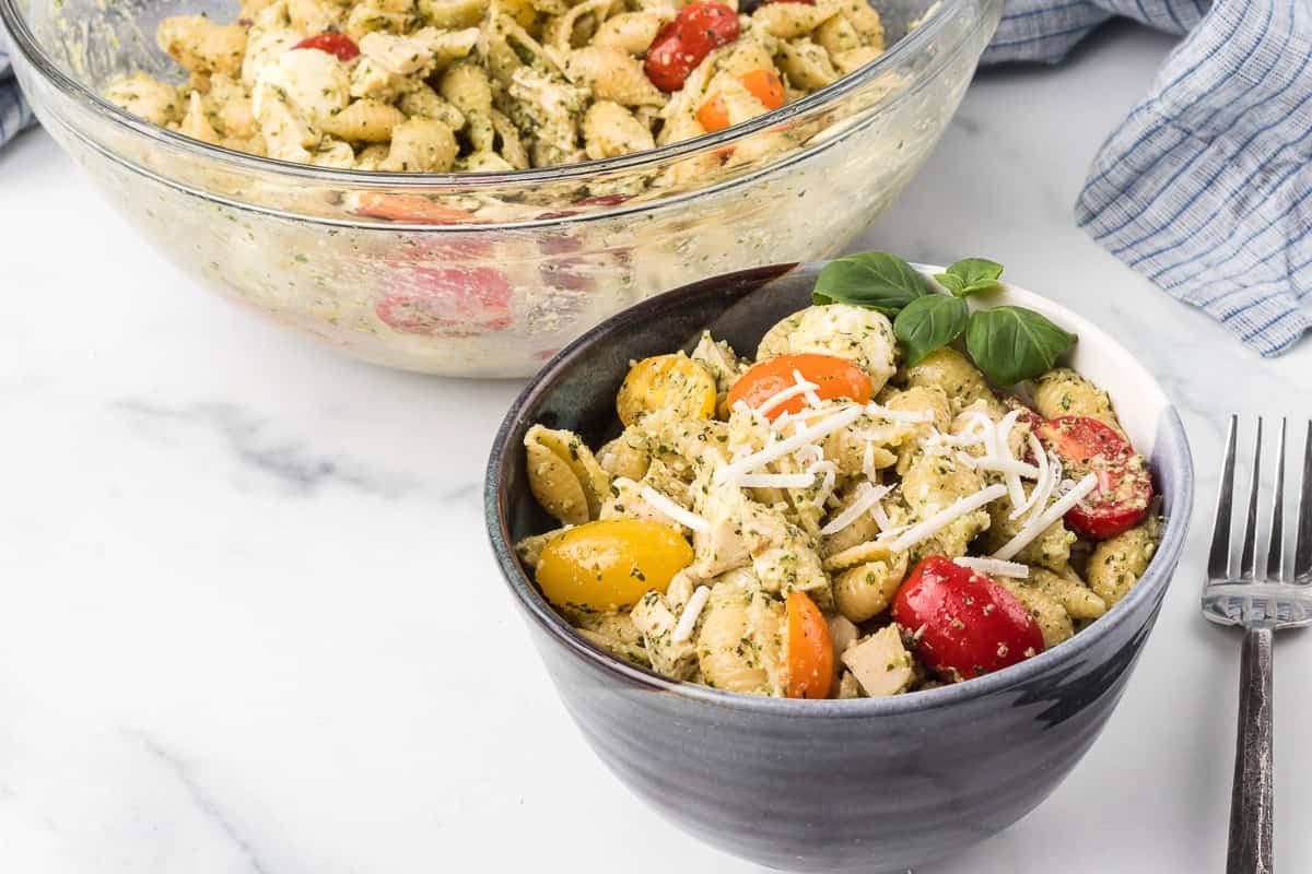 ? Chicken Pesto Pasta Salad