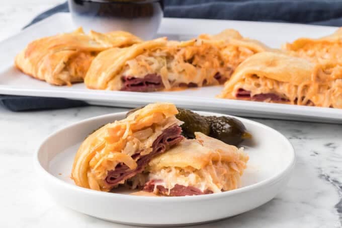 Easy 5-Ingredient Reuben Braid