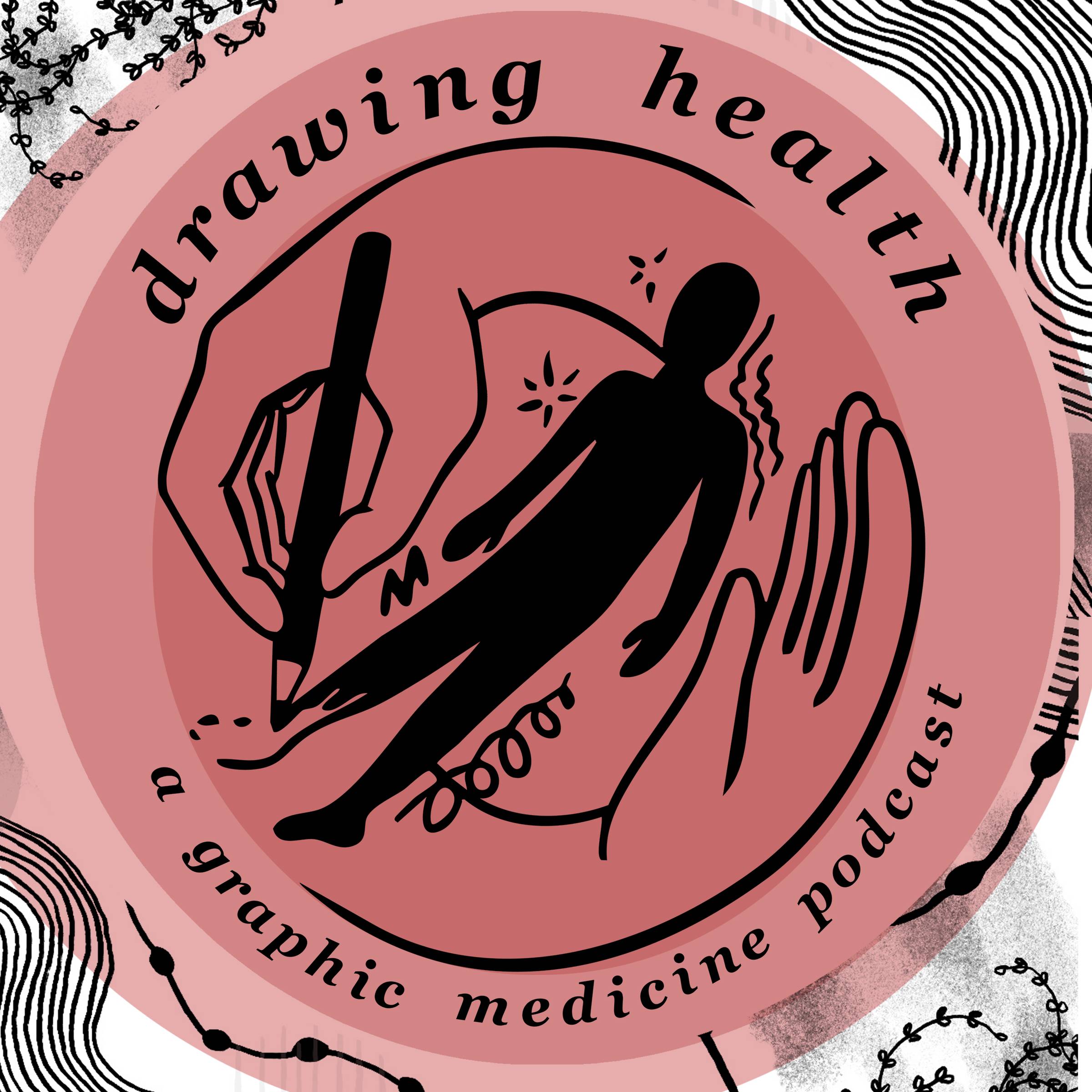 "drawing health: a graphic medicine podcast" logo