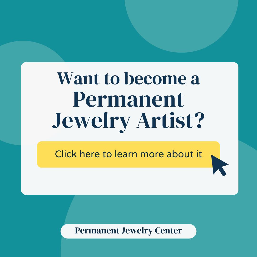 Become a permanent jewelry artist graphic