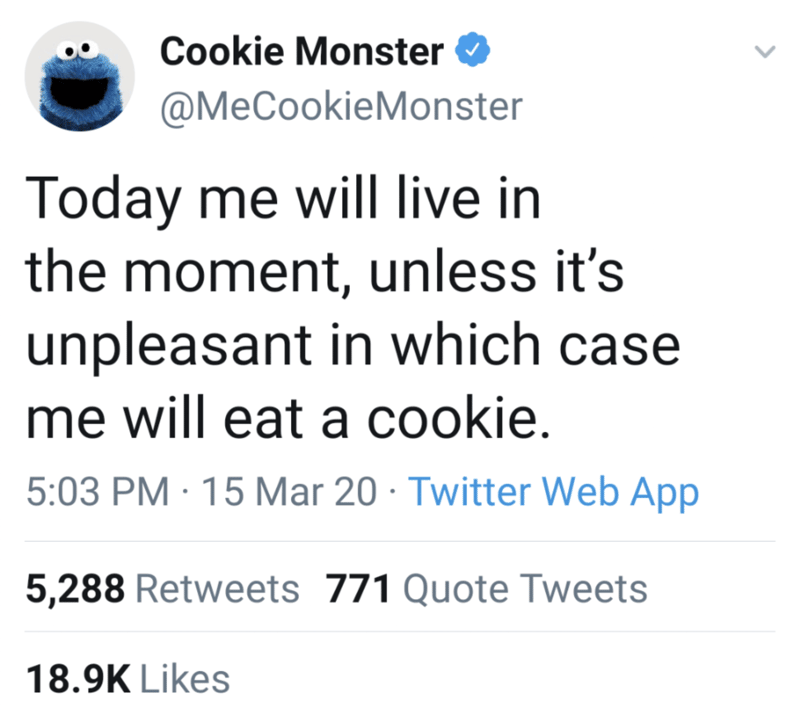 Cookie Monster Teaches Mindfulness