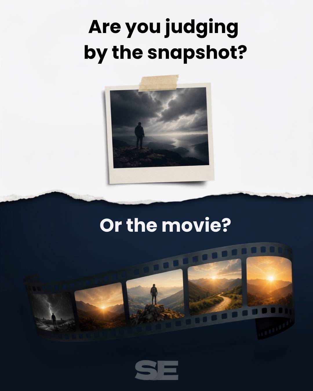 Are you judging by the snapshot or the movie?