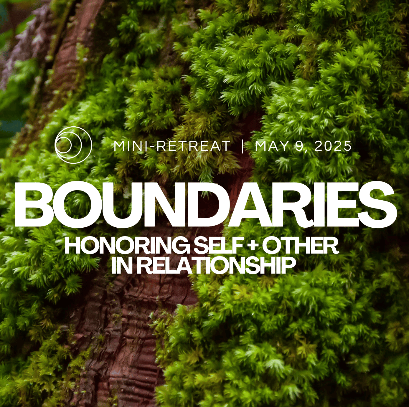 Boundaries: Honoring Self + Other in Relationship - a virtual mini-retreat on May 9 2025