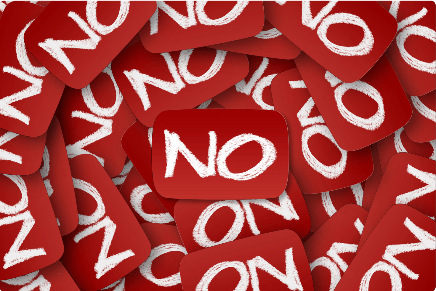 What you need to do in order to say no