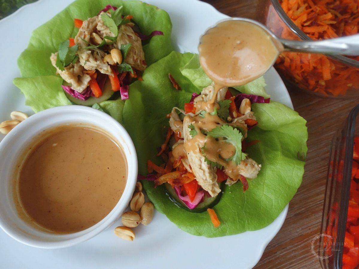 Peanut Hoisin Sauce for Rice Paper Rolls