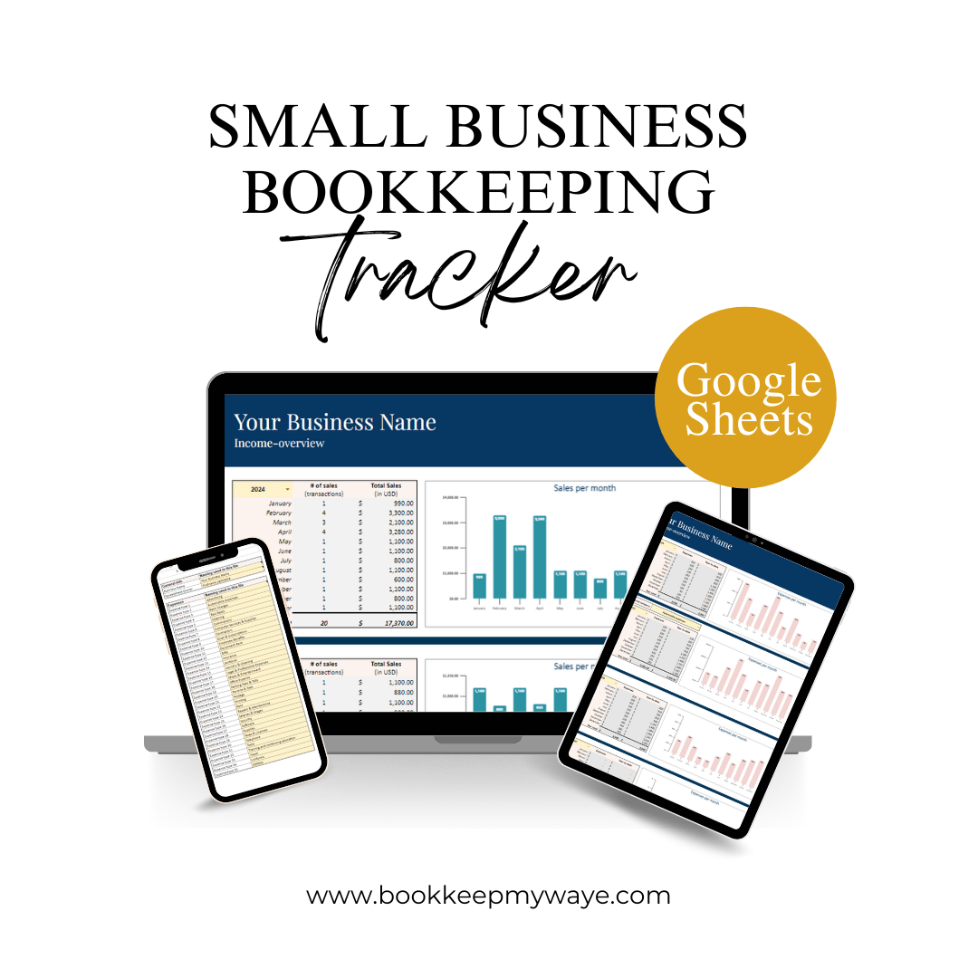 SMALL BUSINESS BOOKKEEPING TRACKER IN GOOGLE