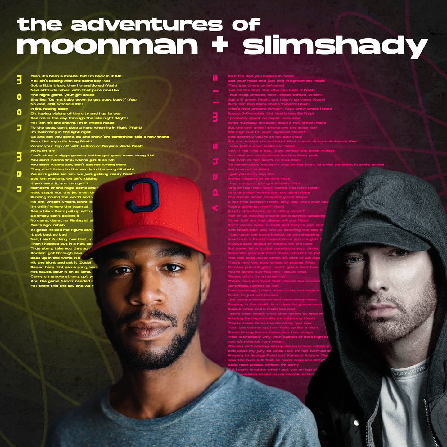 new attitude mixed with that pure raw @kidcudi @eminem 
.
.
.
#graphicdesigndaily #graphicdesign #graphicdesigncentral #eminem #slimshady #marshalmathers #kidcudi #moonman #daynnite #cudi #travis #fanart #albumcover #typography #inspiration #dailyinspiration #posterart #posterdesign #art #dailyart #typographyposter