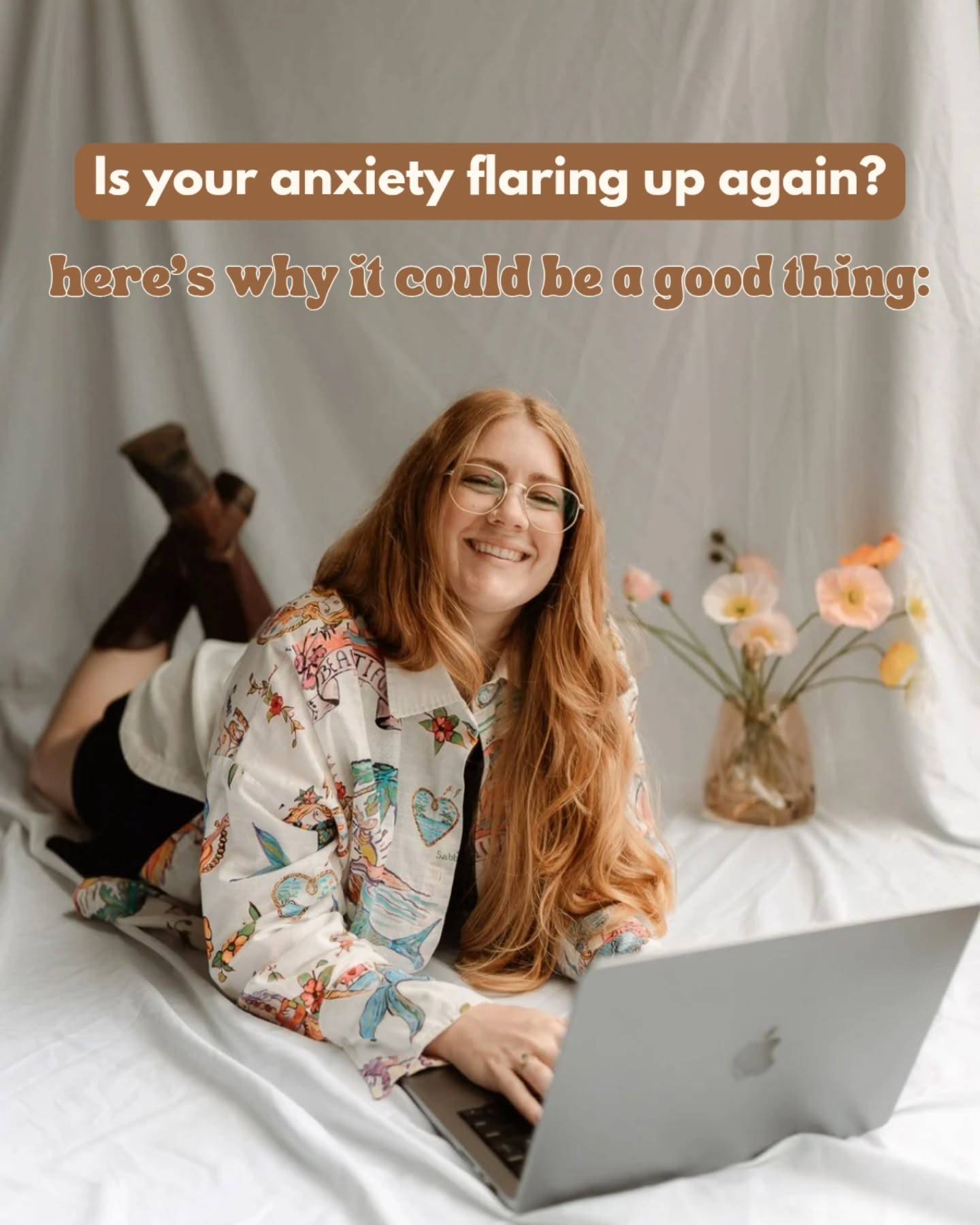 I've been having the most stunning conversations with my clients in the last week aaaall about this. 

I LOVE pointing out to them the difference in who they were at level 1 vs who they are now (and the bold things they're now reaching for and acomplishing). 

🥂 This growth deserves to be celebrated. 

But your anxious healing brain might not wanna celebrate - it might tell you that you're going backwards (you're not). 

It might tell you NOT to do the thing (out of protection) 🥲

🔥🔥🔥 So it's really important to have someone in your corner helping you move through this really incredible stage of your healing. 

I've got you - DM me 'Anxiety' to chat 💃