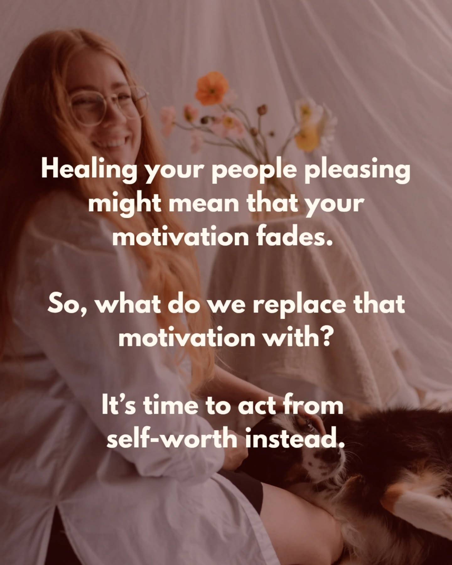 When we can finaaaallyyyyyy 😮‍💨 let go of people pleasing (and by the way well done), what replaces it?

Do we even realise how much it's driving our decisions and behaviours?

The coolest thing gets to replace it - self worth 🥹

Don't stress, cause part of healing people pleasing is growing your self worth.

It's aaaall coming together 🪄

And it feels sooo good. Cause people pleasing ⬆️ anxiety, but self worth ⬇️ it 🙂‍↔️

#Naturopath #SelfWorth #PeoplePleasing #Anxiety #AnxietyRelief