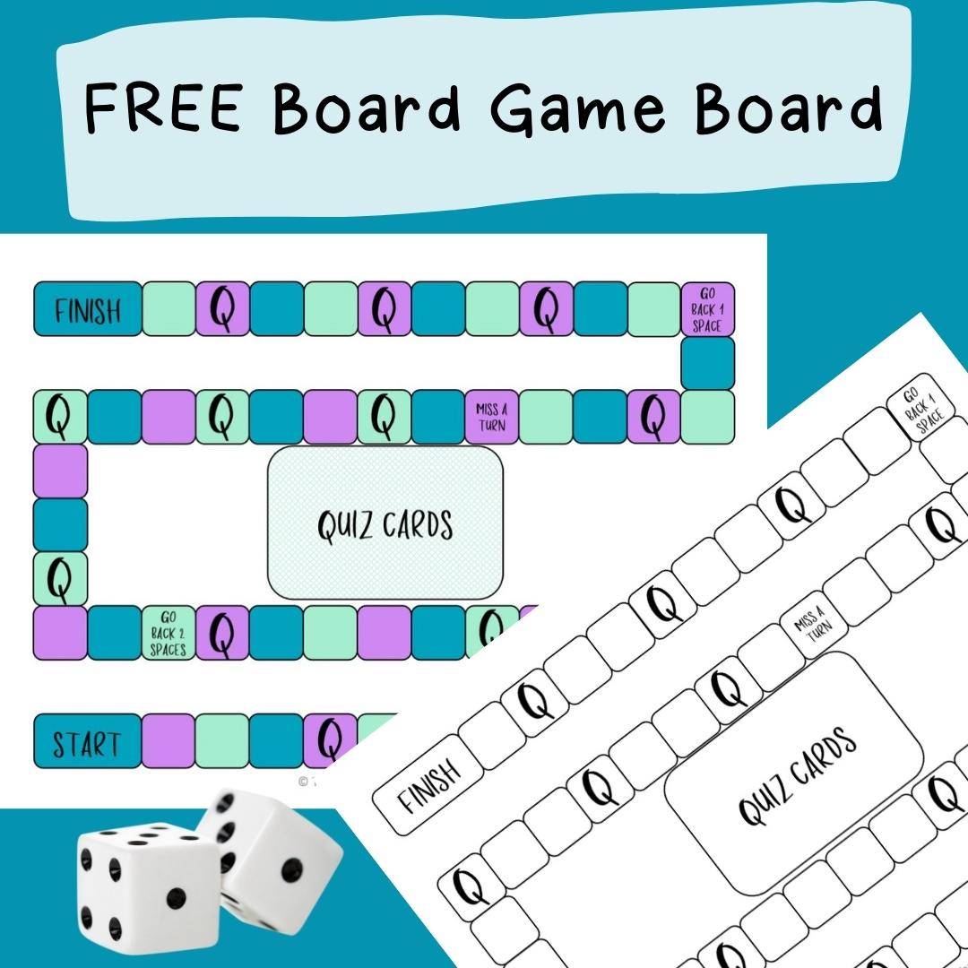 printable board game templates