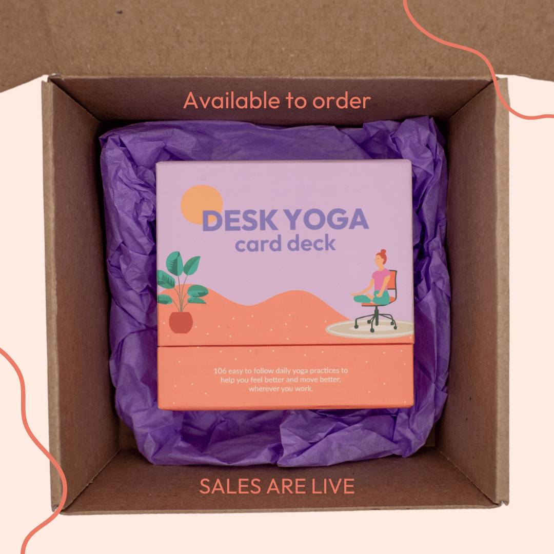 Desk Yoga Card Deck - Get Yours Today or Gift to a friend