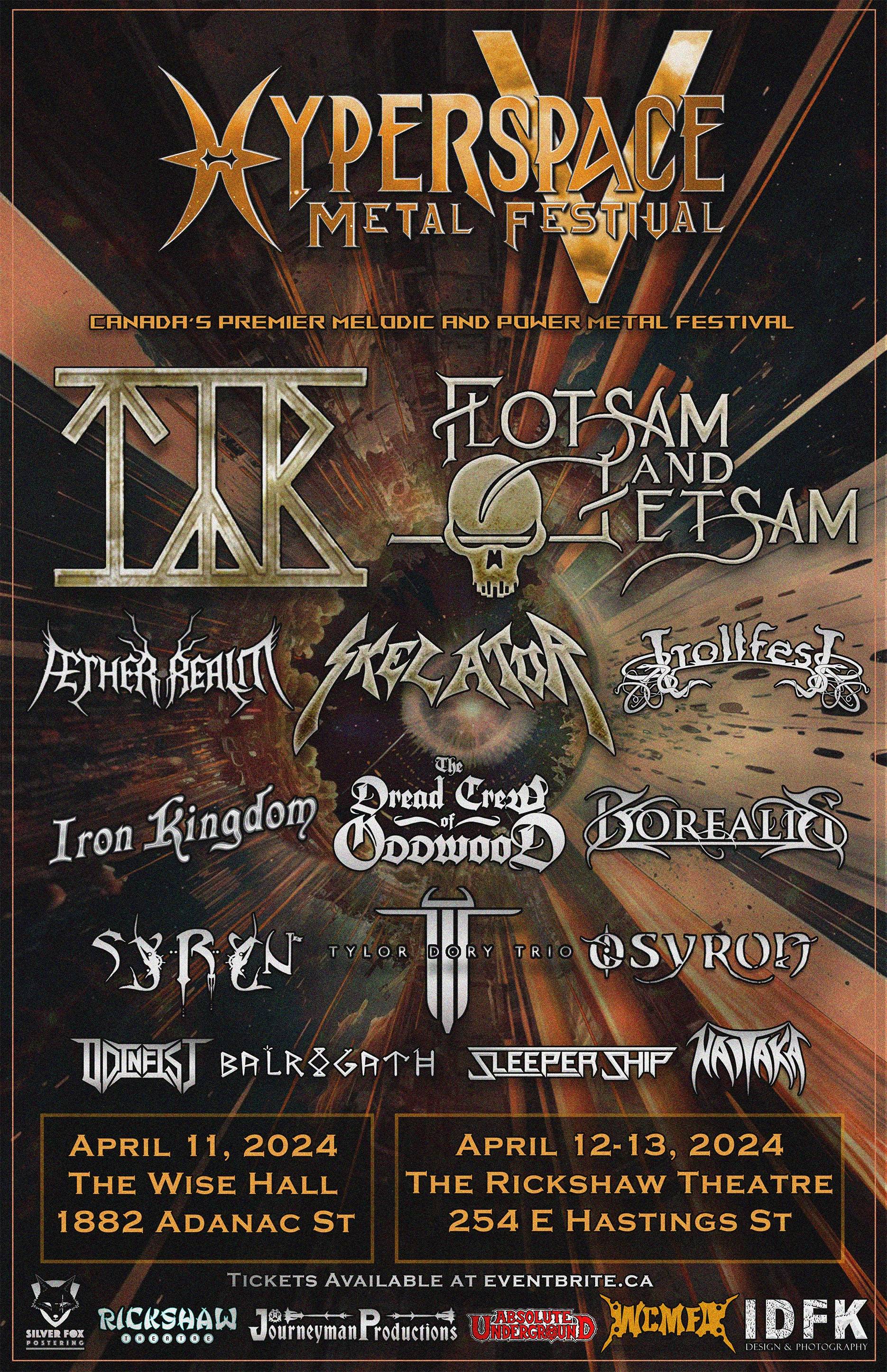 HYPERSPACE METALFEST (Vancouver, BC) Announces 2024 Lineup w/ Týr