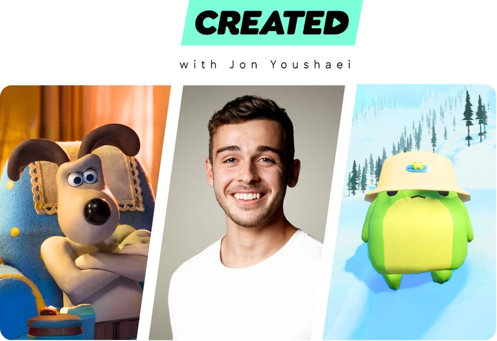 Gromit, George Clarkey, and Sledding Game