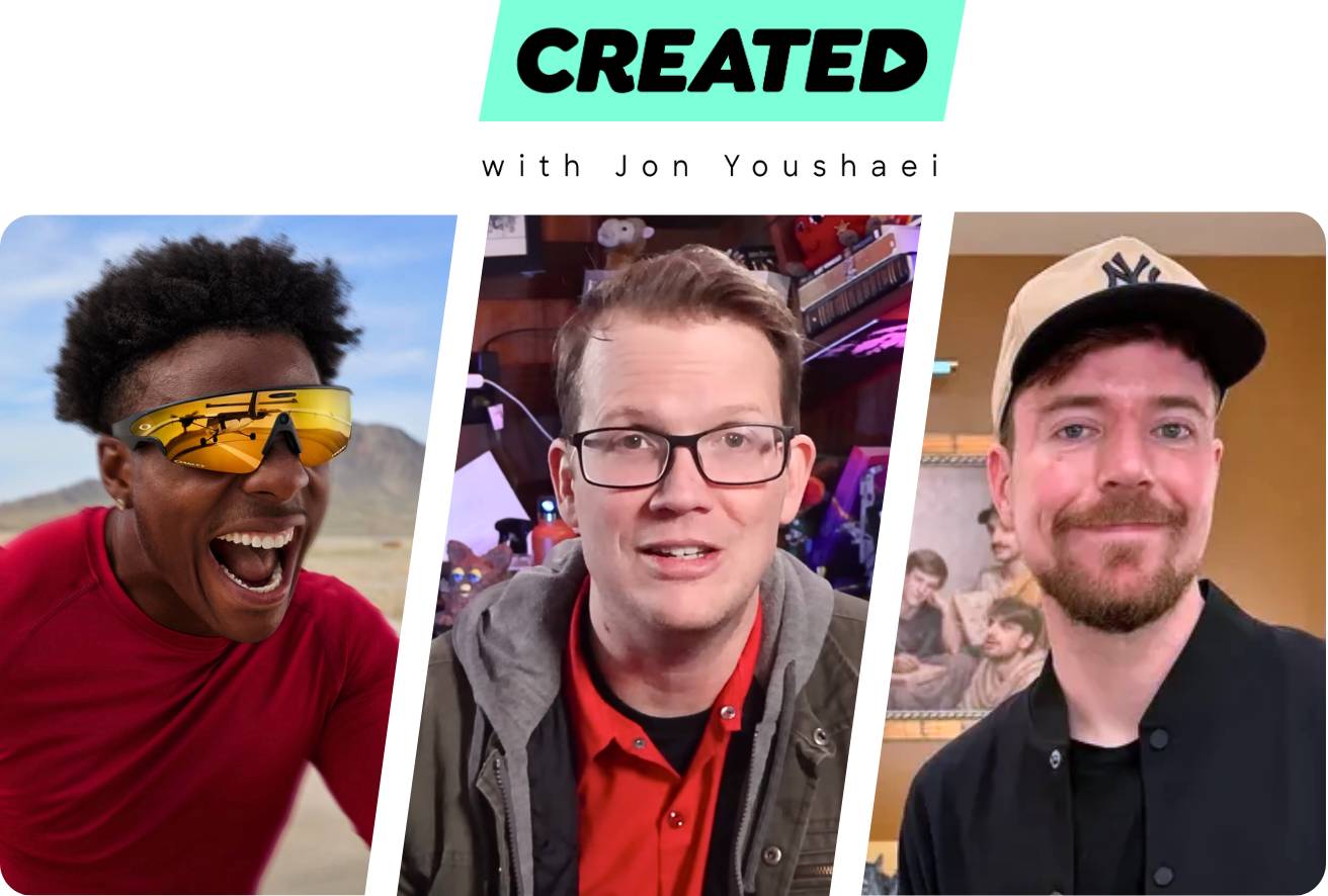 iShowSpeed, Hank Green, and MrBeast