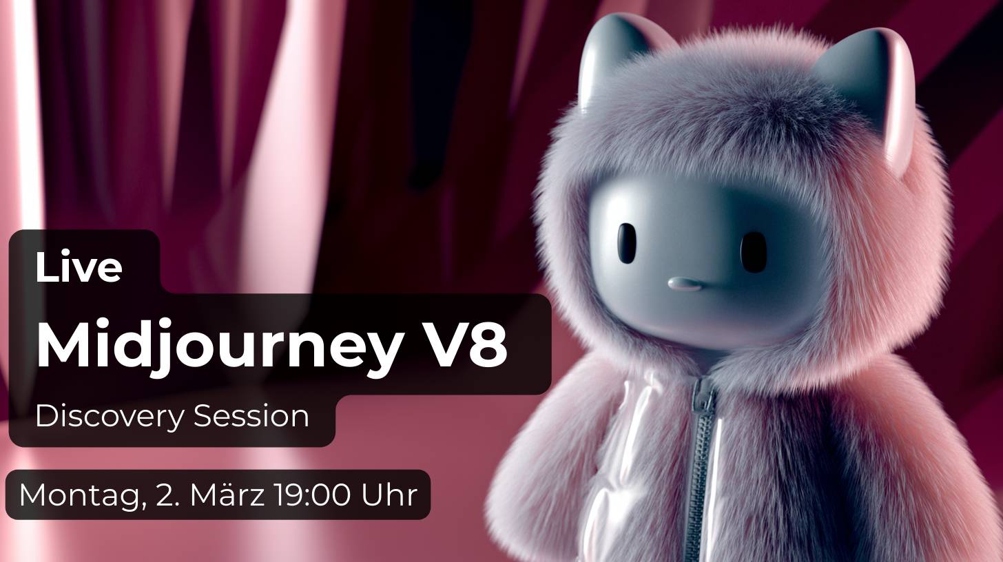 a fluffy Midjourney Character