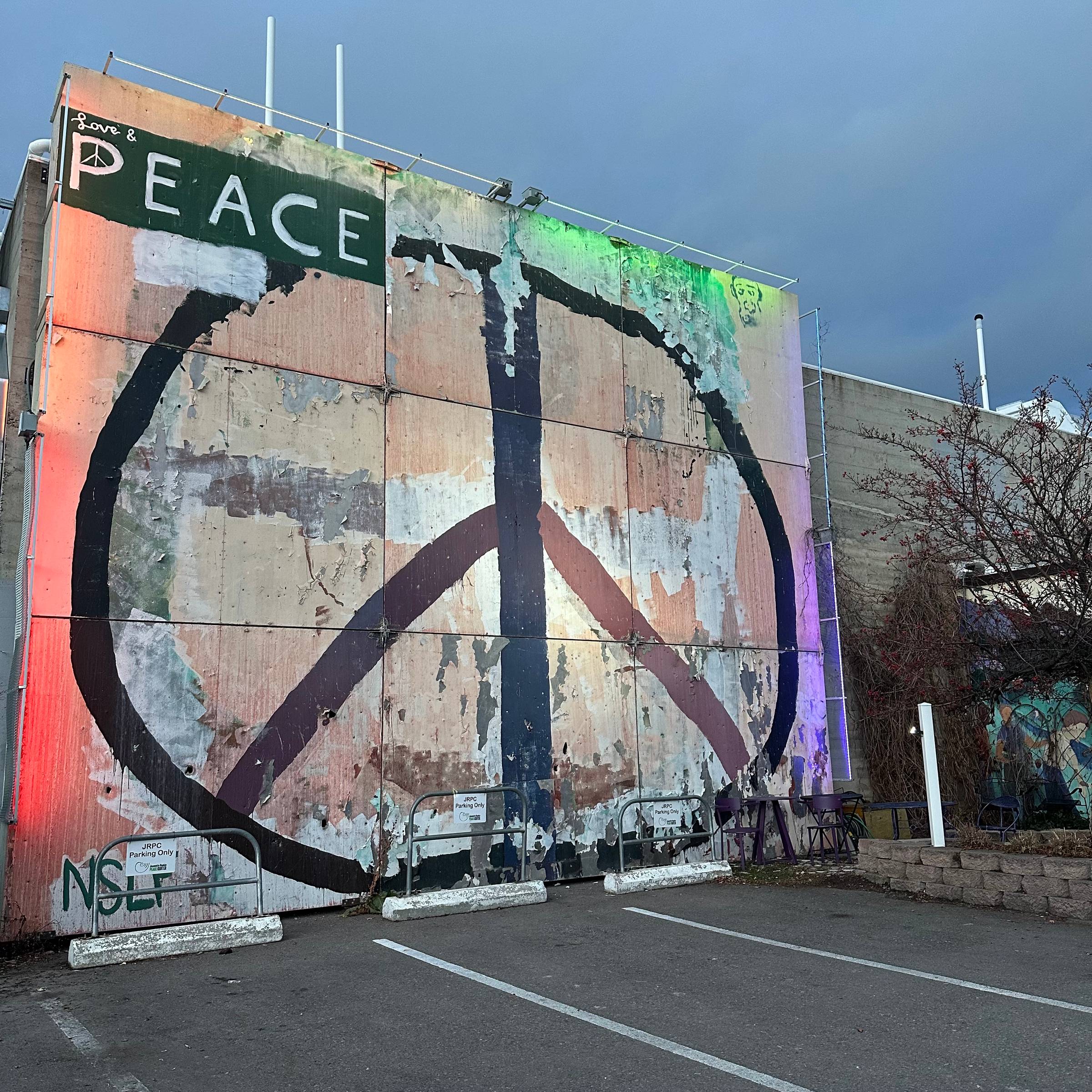 Peace sign in Missoula, MT
