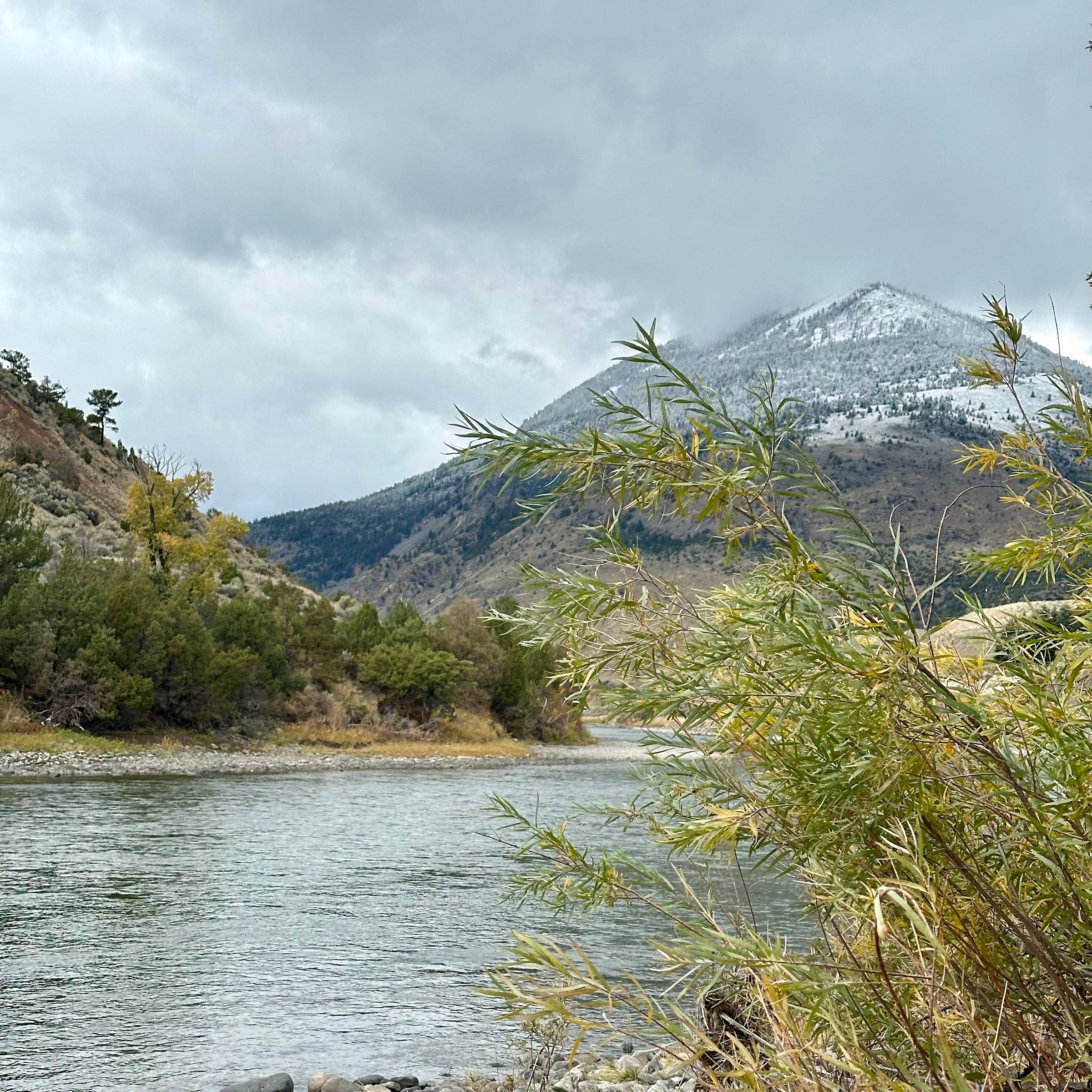 Mountain and the Yellowstone River