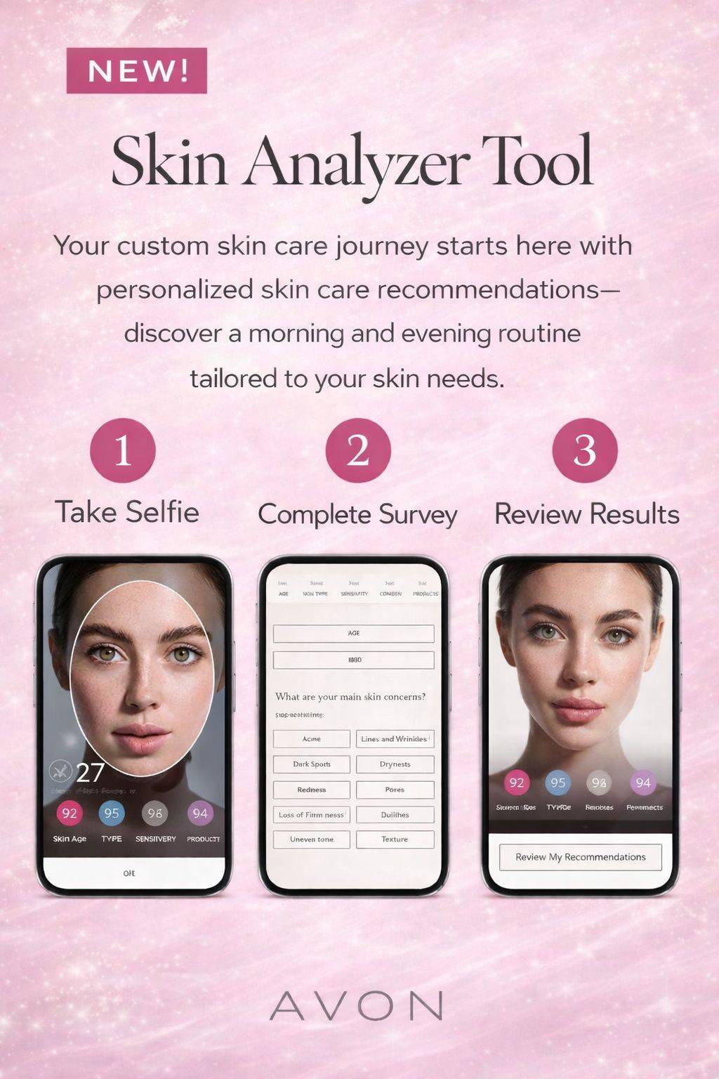 Try our new amazing skin analyzer online tool!