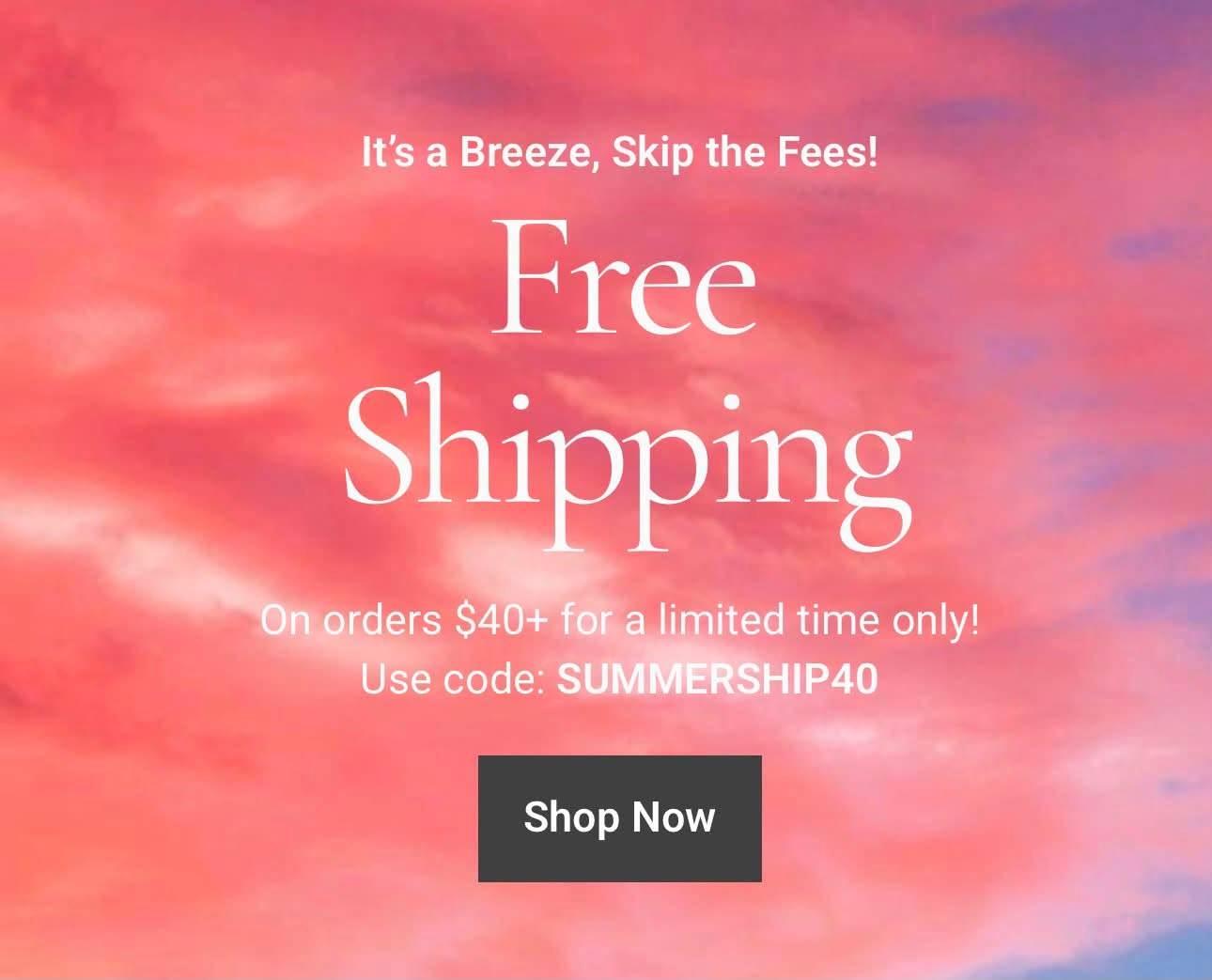 Grab free shipping now at AVON with your $40+ online order! Faves like Bug Guard, Skin So Soft Bath Oil & our up to 60% off makeup sale is going on now!