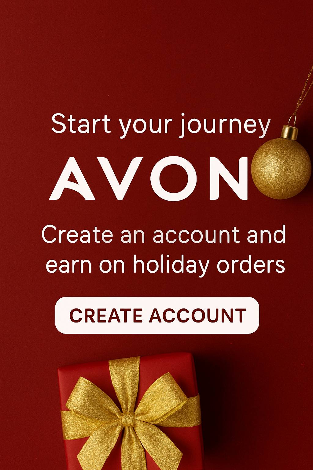The upcoming holidays are a GREAT time to earn some extra income with AVON!