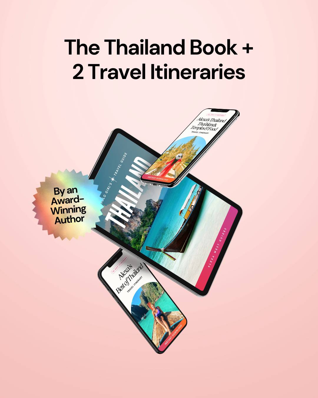 Thailand Starter Pack: Digital Travel Guide + 2 Travel Itineraries