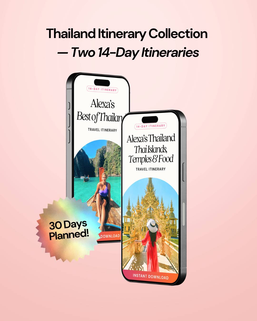 Thailand Travel Itinerary Collection 