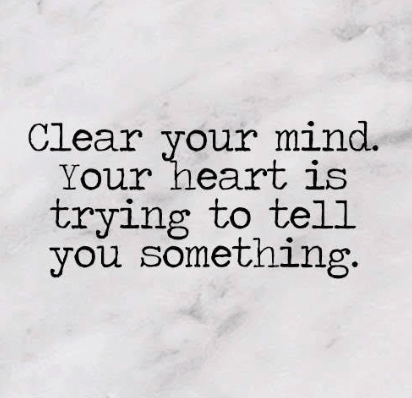 Clear your mind